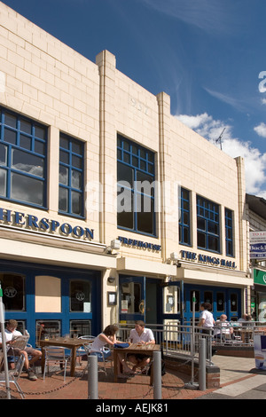 England Cheshire Stockport Cheadle Hulme Station Road Wetherspoons Kings Hall Pub Stock Photo