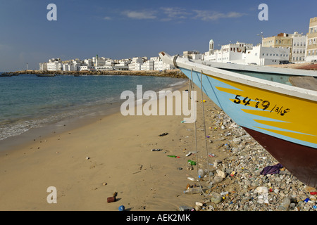 Harbor of Al Mukalla, Mukalla, Yemen Stock Photo