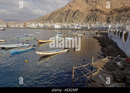 Harbor of Al Mukalla, Mukalla, Yemen Stock Photo