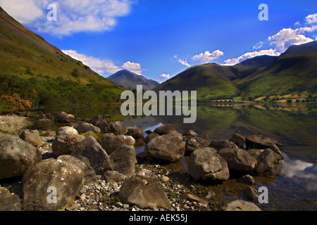 Wastwater & Wasdale Head in the English Lake District. Stock Photo