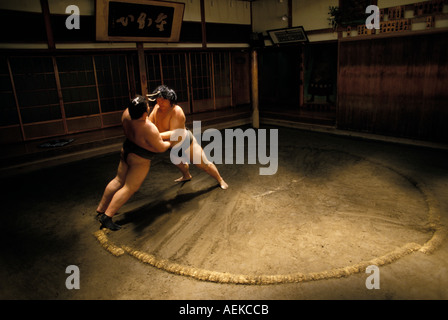 Sumo wrestlers Toyko Japan Stock Photo