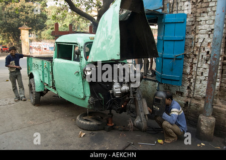 Street scenes from Kolkata India Stock Photo