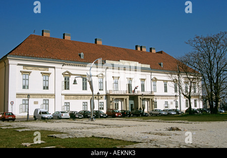 President's residence, Sandor Palota (Palace), Castle Hill District, Budapest, Hungary Stock Photo