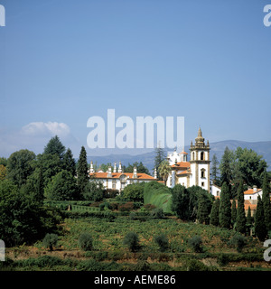 Solar de Mateus baroque palace, 18th century, Mateus, Vila Real, Douro valley, Portugal, Europe Stock Photo