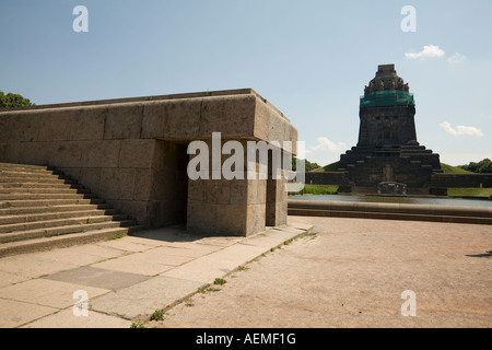 Volkerschlachtdenkmal Battle of Nations Monument Leipzig Saxony Germany Stock Photo