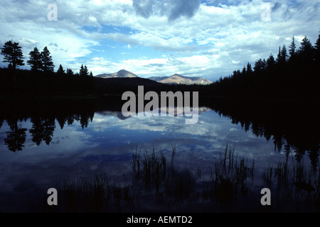 dog lake yosemite national park california Stock Photo