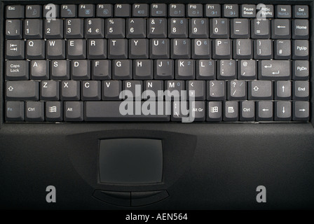 keyboard of a Laptop Computer Stock Photo