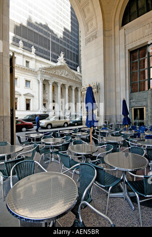 Cafe at Union Square 25th Street, New York. Stock Photo