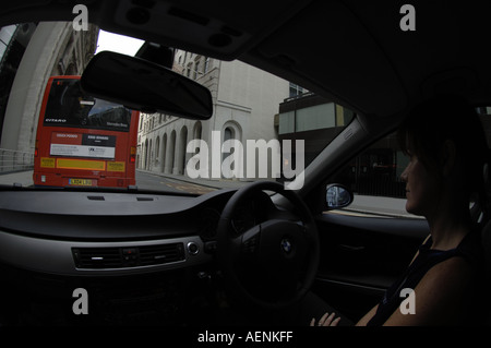 interior bmw 3 series 2005 Stock Photo