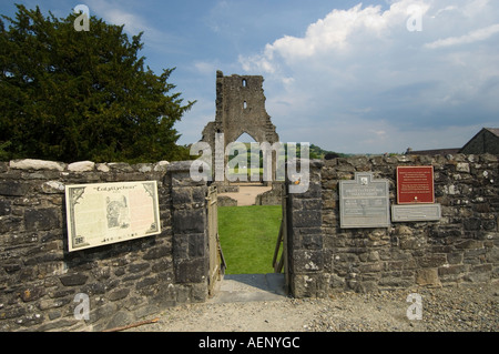 The ruins of Talley Premonstratensian Abbey Founded by Lord Rhys c1185 Stock Photo