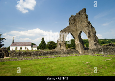 The ruins of Talley Premonstratensian Abbey Founded by Lord Rhys c1185 Talley Talyllychau Carmarthenshire west wales Stock Photo