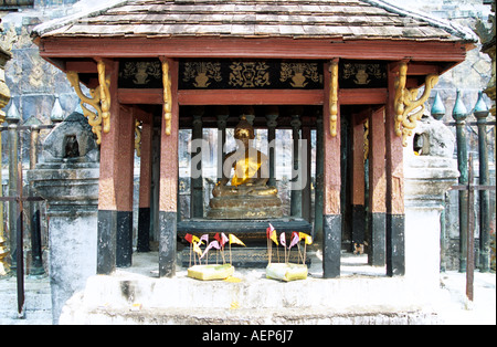 A shrine, Wat Phra That Lampang Luang Temple, Lampang, Thailand Stock Photo