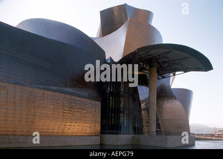 Bilbao, Museo Guggenheim,, Architekt: Frank O.Gehry Stock Photo