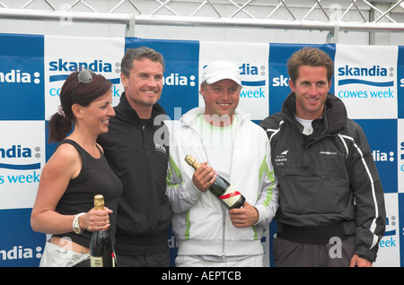 Cowes Week Celebrities Stock Photo