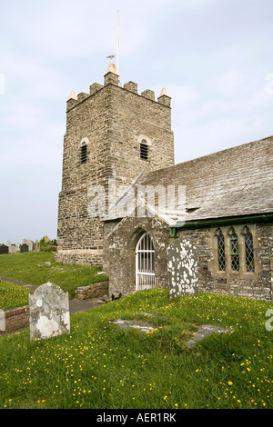 UK Cornwall Boscastle Forrabury St Symphorians church