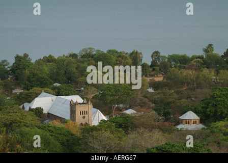 St Peter's cathedral on Likoma Island, Lake Malawi, Africa Stock Photo