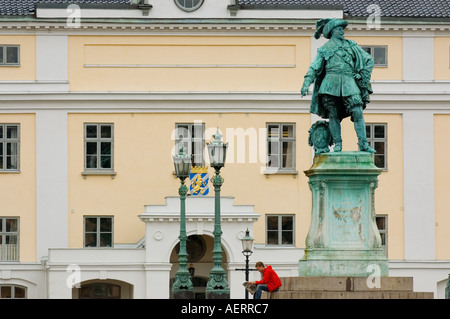 Sweden, Goteborg, Statue of King Gustav Adolf Stock Photo