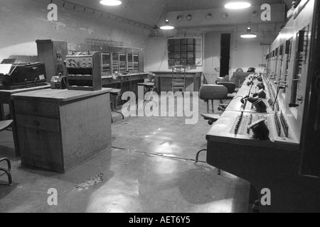 Secret wartime WW2 headquarters in tunnels under Dover Castle Kent Stock Photo