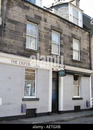 The Oxford Bar on Young Street, Edinburgh, Scotland, UK. Stock Photo