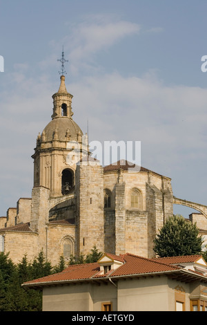 Basilica Santa Maria Parte Viaje Portugalete near Bilbao Pais Vasco Basque Country Spain Europe Stock Photo