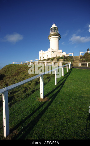 Australia Queensland lighthouse near Byron bay Stock Photo