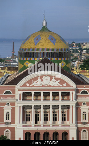 Manaus, Amazon, Brazil South America Teatro Amazonas Opera House Stock Photo