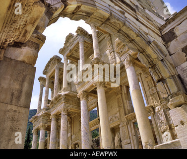 Celsus Library Ephesus Selcuk, Izmir Turkey Stock Photo