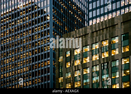 Downtown office towers Stock Photo