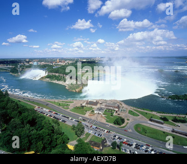 Niagara Falls border between USA and CANADA Stock Photo - Alamy