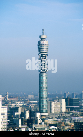 BT Telecom Tower London England Stock Photo