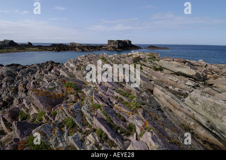 The island of Alderney in the Channel islands UK Picture by Andrew Hasson 2004 Stock Photo