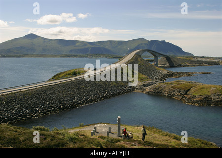 Norway Atlantic road Stock Photo