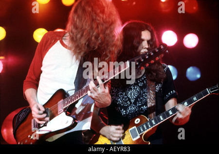 LYNYRD SKYNYRD US group in 1975 Stock Photo