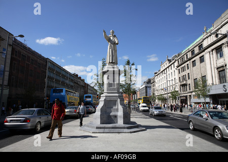 Father Matthew Statue - O'Connell Street Dublin Stock Photo