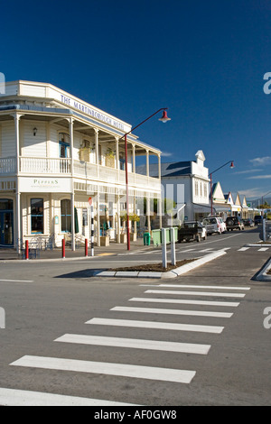 Historic Martinborough Hotel Martinborough Wairarapa North Island New Zealand Stock Photo