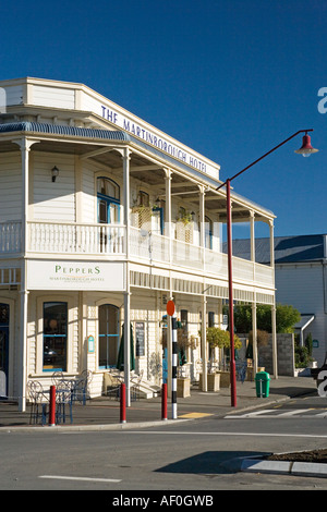 Historic Martinborough Hotel Martinborough Wairarapa North Island New Zealand Stock Photo