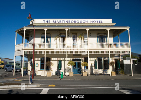 Historic Martinborough Hotel Martinborough Wairarapa North Island New Zealand Stock Photo