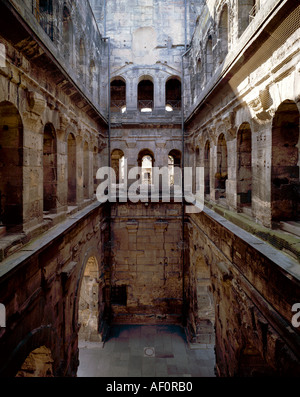 Trier, Porta Nigra, Innenraum nach Westen Stock Photo