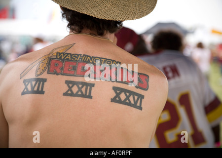 Redskins tattoo hi-res stock photography and images - Alamy