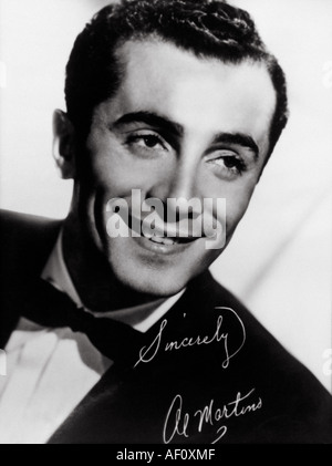 AL MARTINO US singer in 1952 Stock Photo