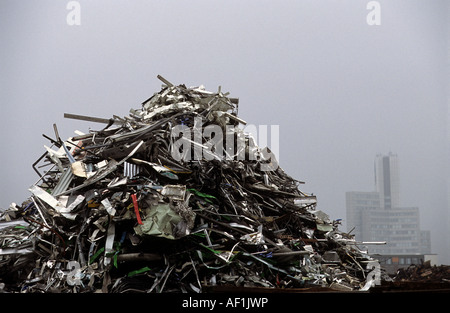 Recycling centre, Cologne, North Rhine Westphalia, Germany. Stock Photo