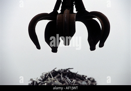 Theo Steil, scrap metal recycling centre, Cologne, North Rhine-Westphalia, Germany. Stock Photo