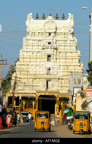 RAMANATHA SWAMY TEMPLE RAMESHWARAM TAMILNADU Stock Photo - Alamy