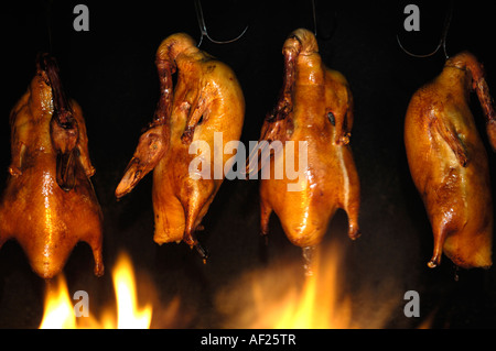 Li Qun Roast Duck Restaurant BEIJING CHINA Sep 2007 Stock Photo