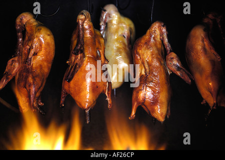 Li Qun Roast Duck Restaurant BEIJING CHINA Sep 2007 Stock Photo