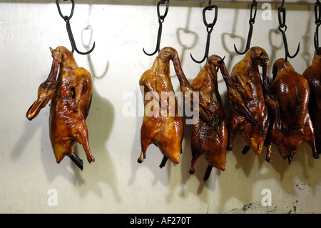 Li Qun Roast Duck Restaurant BEIJING CHINA Sep 2007 Stock Photo