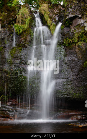 Waterfall in the Western Highlands, Kilmore, Argyll, Scotland, UK Stock Photo