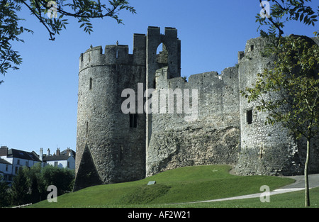 Chepstow Castle, Monmouthshire, Wales, UK Stock Photo