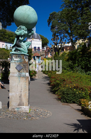 Portmeirion Village, Portmeirion, Gwynedd, North Wales, UK Stock Photo