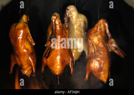 Li Qun Roast Duck Restaurant BEIJING CHINA Sep 2007 Stock Photo